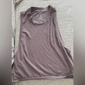 FP Movement by Free People Dusty Mauve Scoop Neck Tank (fits up to large)